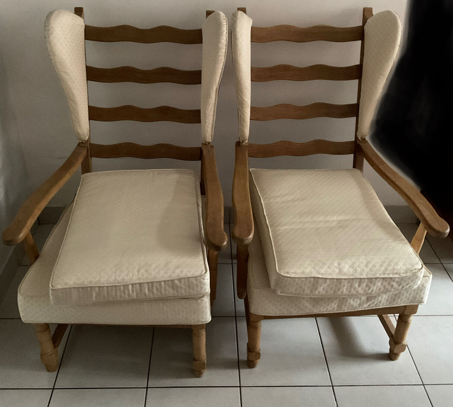 Pair of high chairs from the 50s/60s.