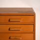 Antique plan cabinet in beech wood – Central Europe, circa 1960