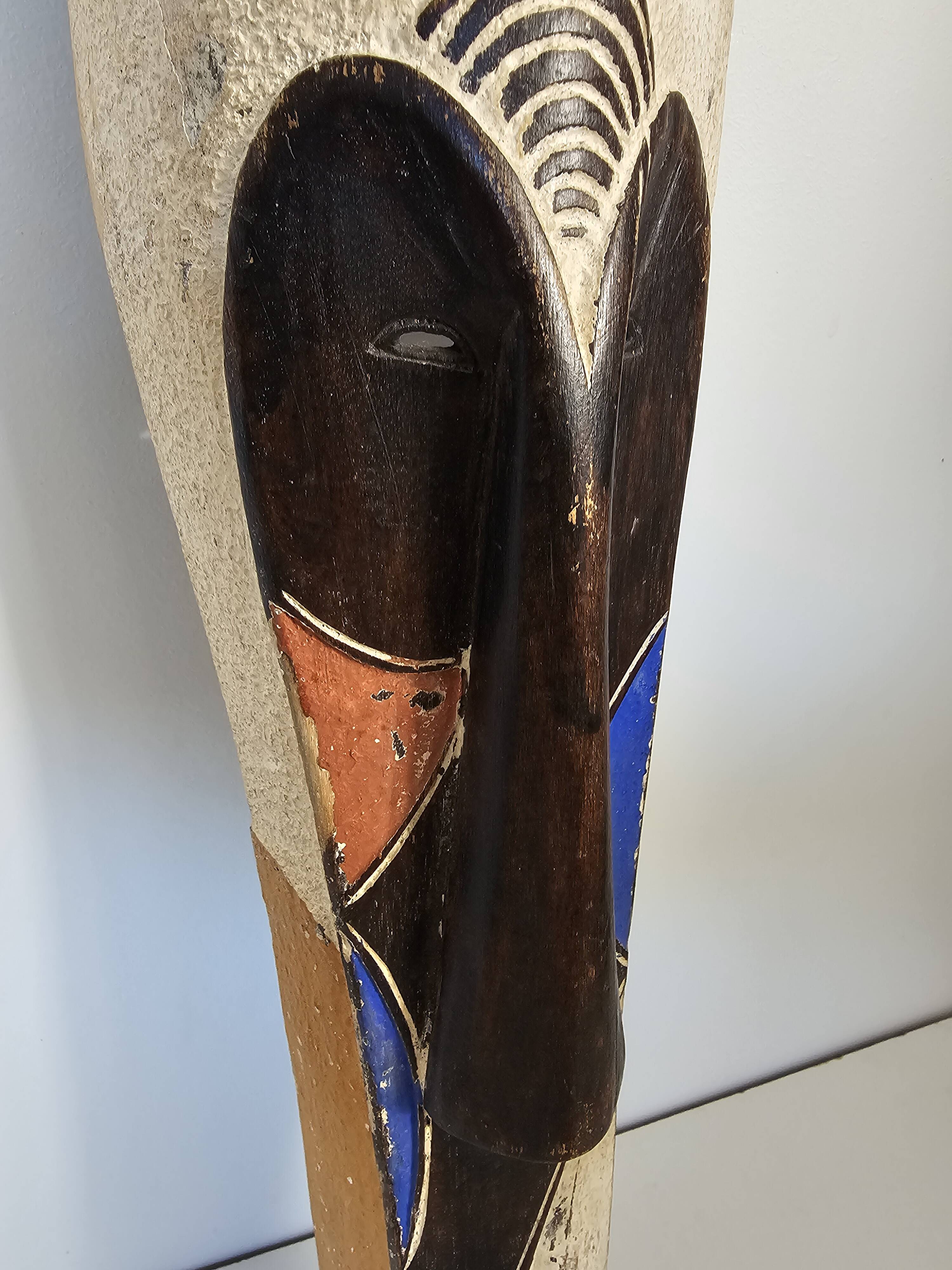 Grand decorative African mask Fang - Gabon - Tribal African art