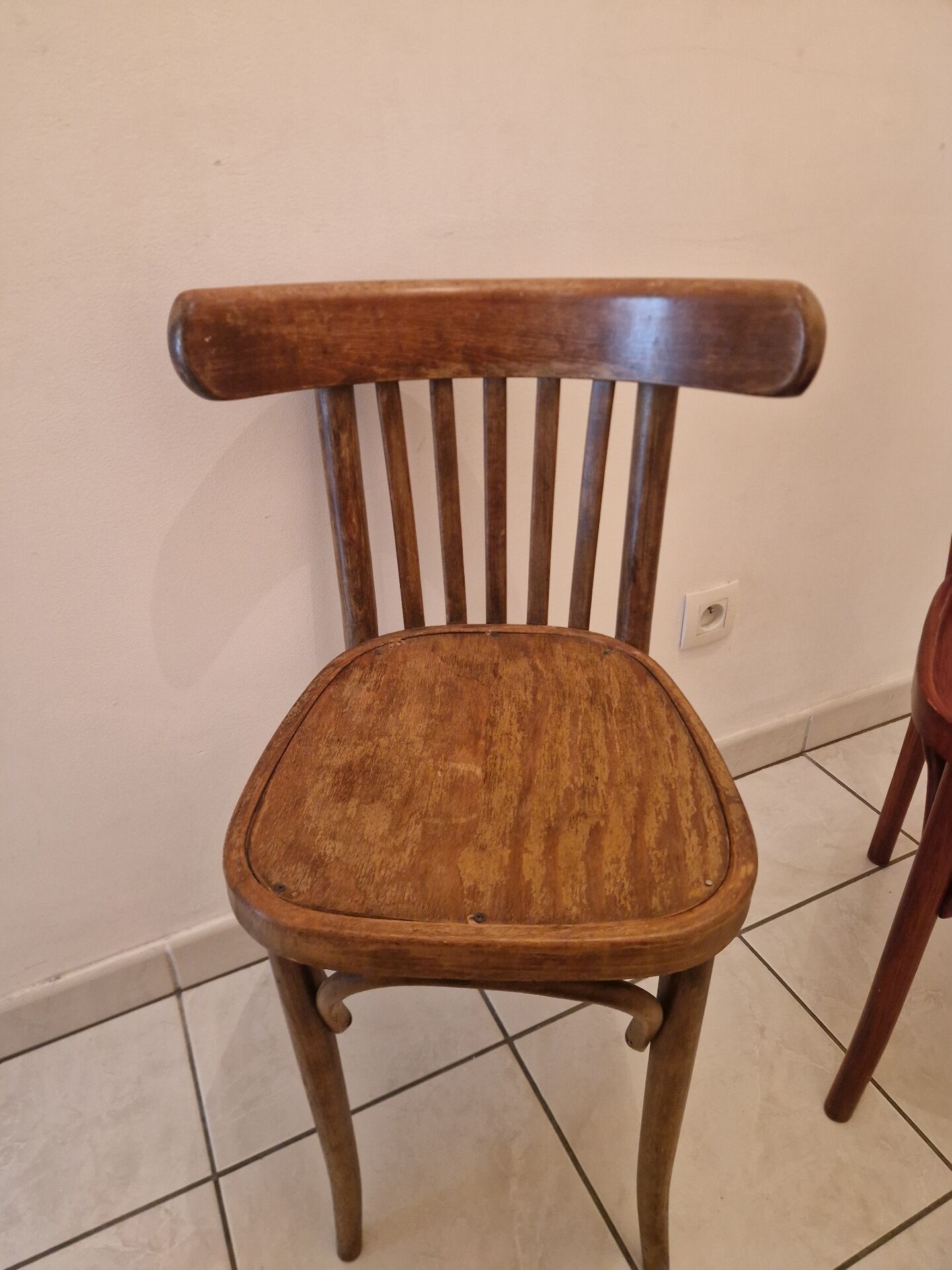 Lot de deux chaises bistro