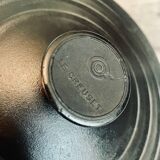 Le Creuset casserole nº18 in black cast iron