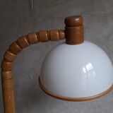 Wooden floor lamp, dutch design by steinhauer