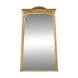 Louis XVI style gilded wood mirror from the Napoleonic III era, 2.75m x 1.48m.
