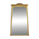 Louis XVI style gilded wood mirror from the Napoleonic III era, 2.75m x 1.48m.