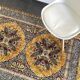 Silky vintage oriental rug 116X168 cm