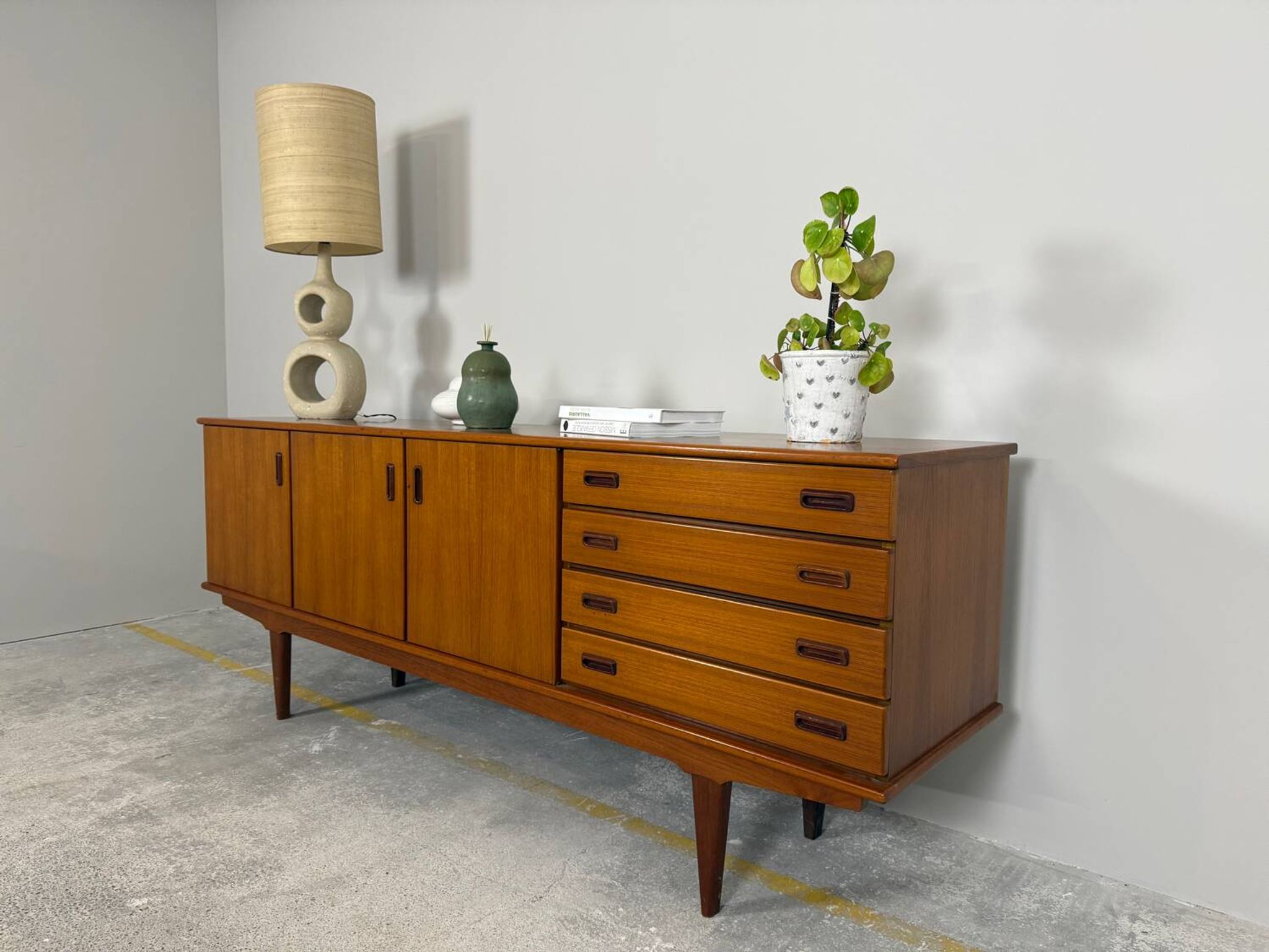 Scandinavian teak enfilade – 1960s