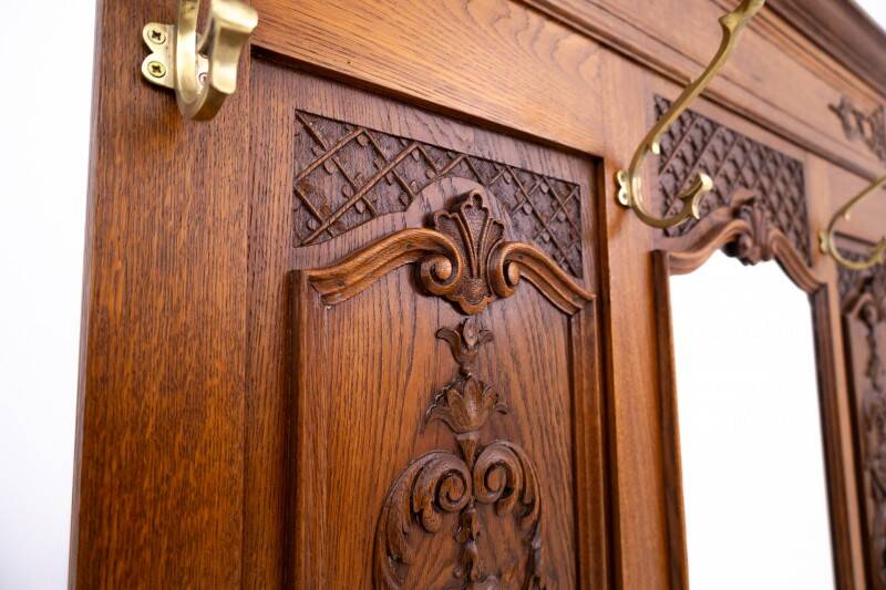 Hallway wardrobe, France, circa 1910.