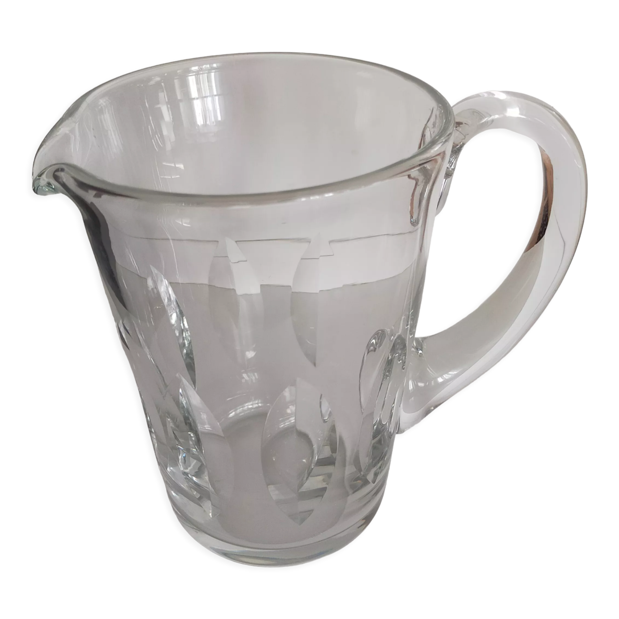Saint Louis crystal pitcher, France