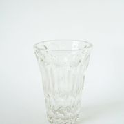 Large molded glass vase, Art Deco, 1930 - 20 x 13 cm