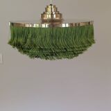 Superb brass fringed pendant light T-603 Hans Agne Jakobsson