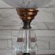 Vintage glass table lamp