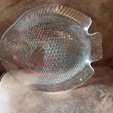 Plat verre forme  poisson
