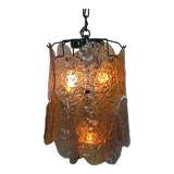 Vintage Murano Glass Disc Chandelier