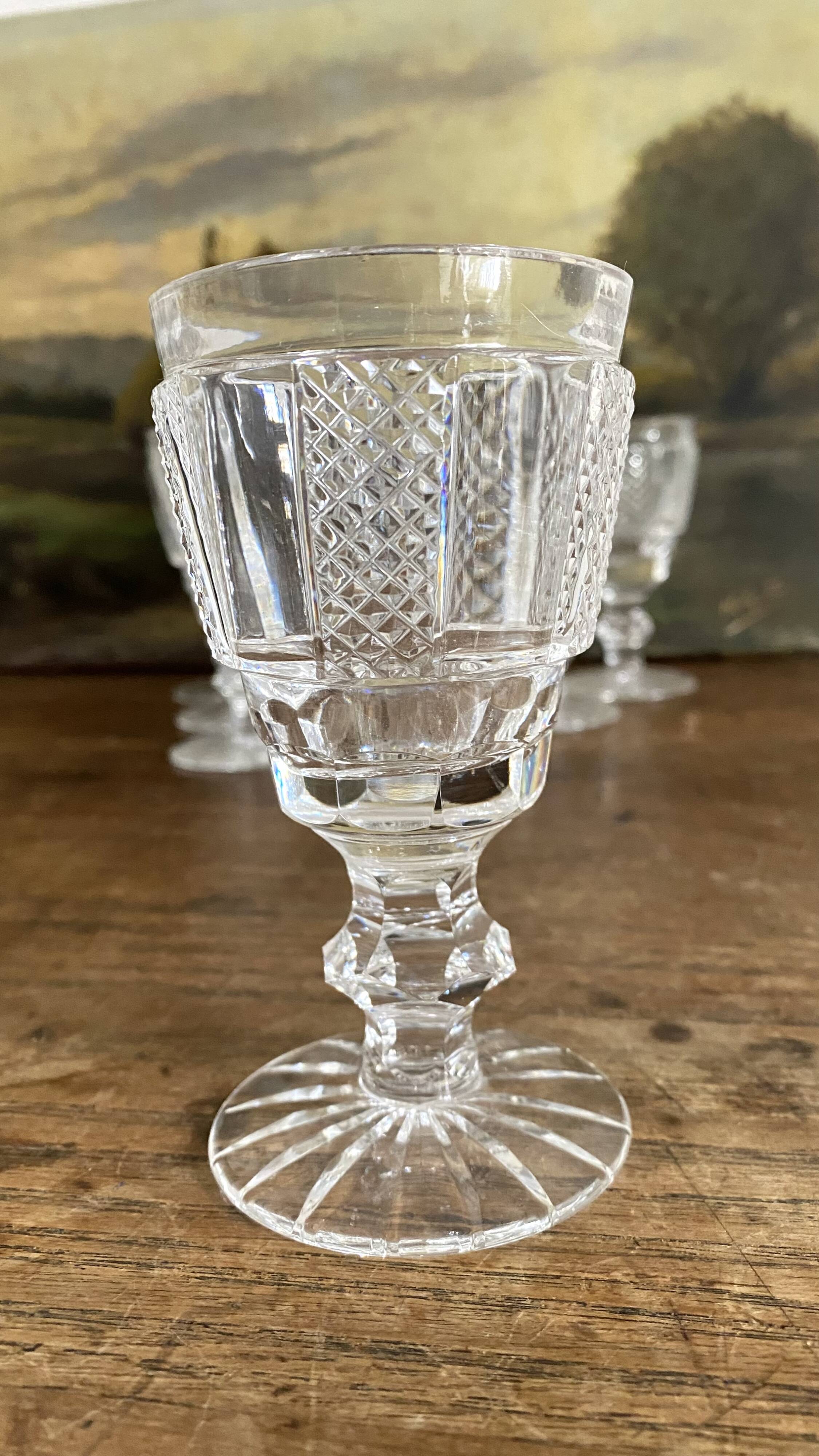 Waterford crystal white wine glasses