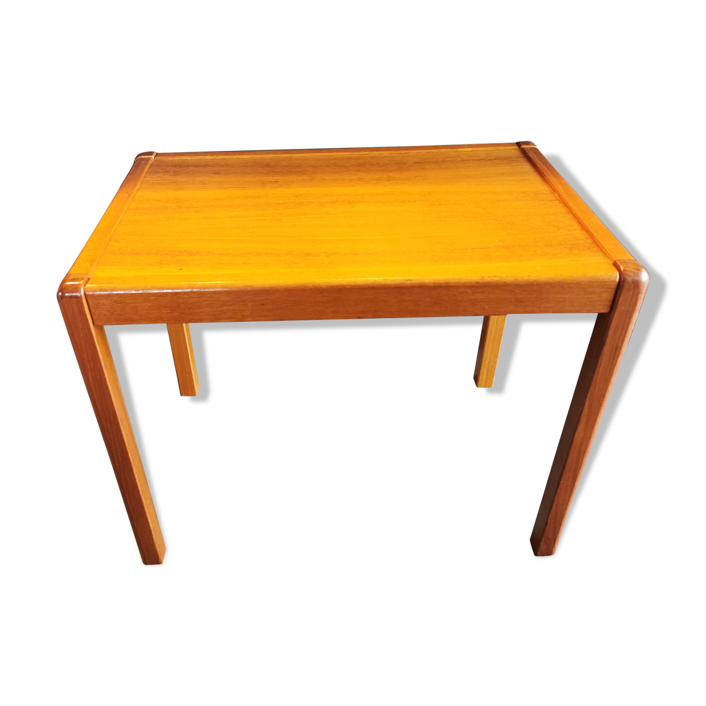 Table basse en teck scandinave vintage