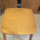 Italian chair from the 80s, in wood and metal
