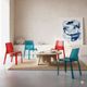 Original vintage Kartell Frilly chairs designed by Patricia Urquiola in the 2000s