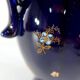 Midnight blue earthenware vase, "fives lille" - early twentieth century
