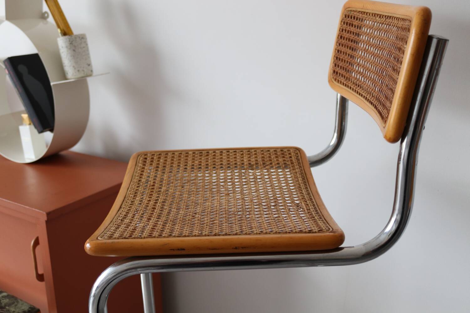 Breuer cane bar stool