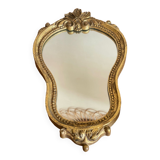 Wooden mirror 34x19cm