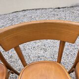 Set of four vintage bistro chairs