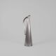Sculptural Art Deco wine pitcher "Jomfruen" in pewter by Gunnar Havstad 1930s