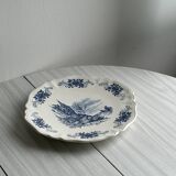 Assiette - plat de présentation en faïence de Sarreguemines, collection "Surrey"