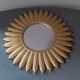 Sun mirror gilded wood frame / Diameter: 40 cm