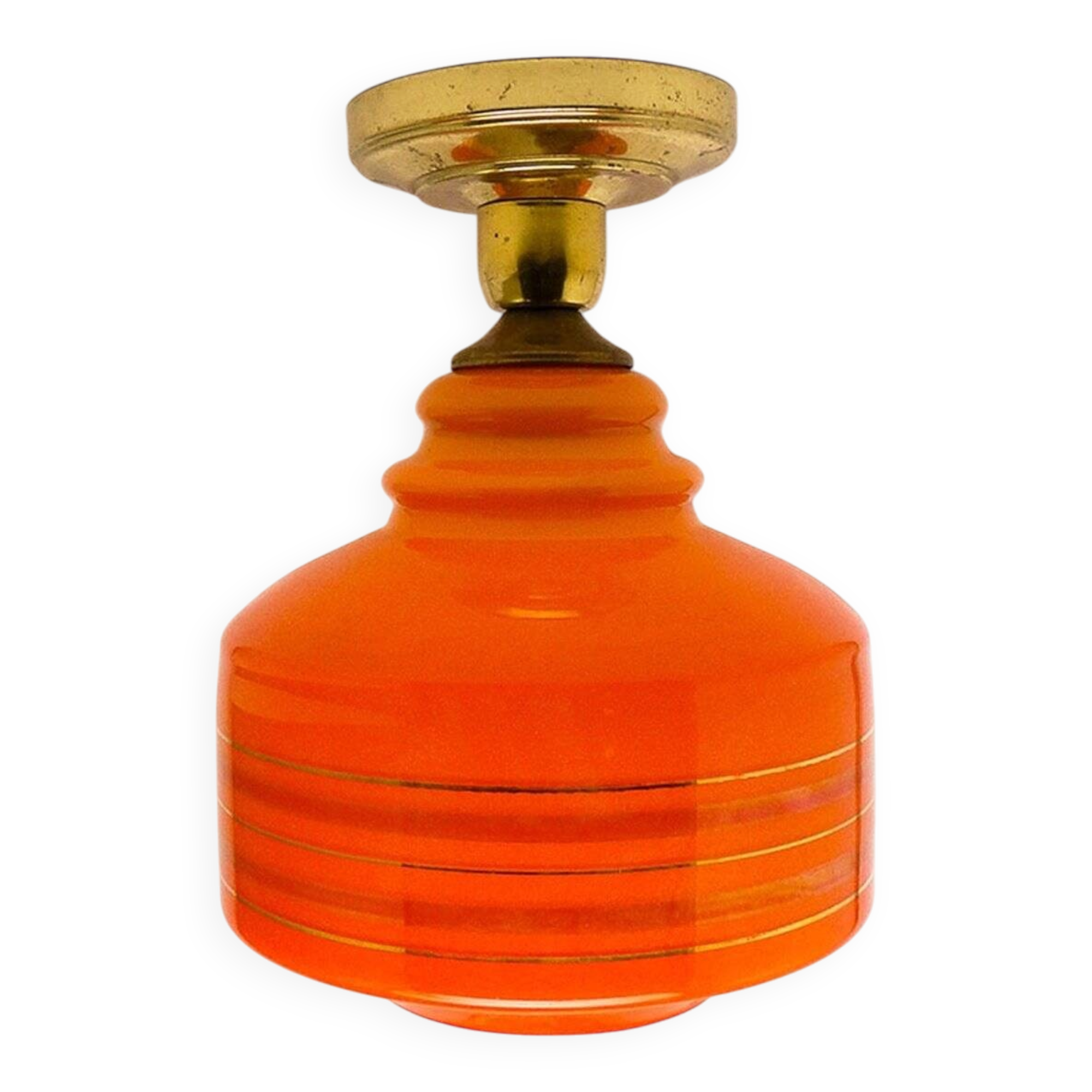 Art Deco style pendant lamp, Poland, 1960s