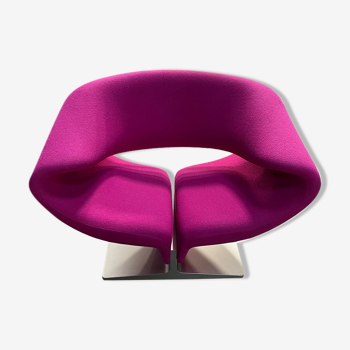 Fauteuil Ribbon rose Pierre Paulin édition Artifort