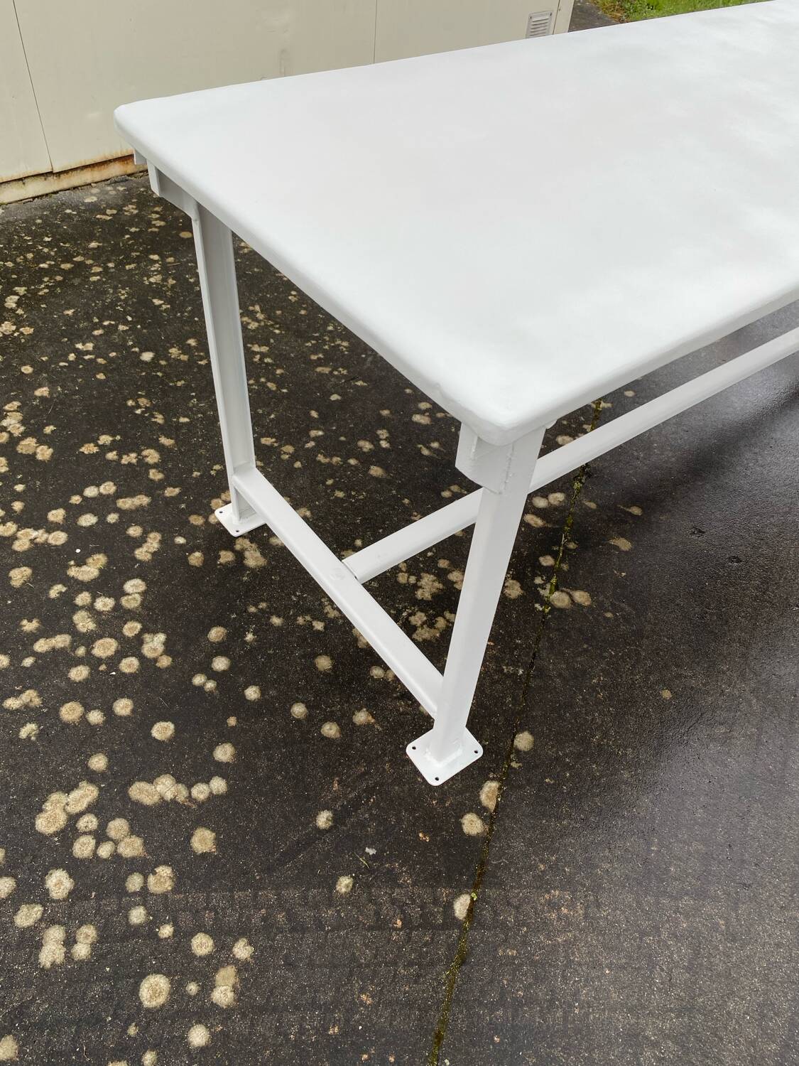 Metal military table