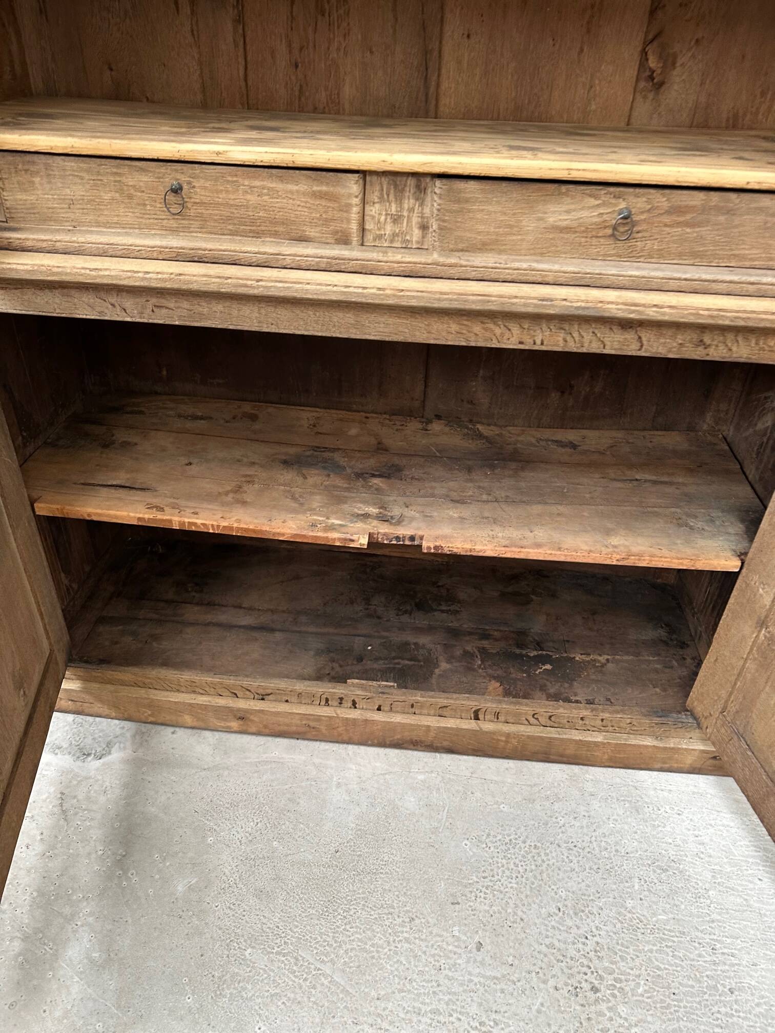 Oak dresser Late 19th century