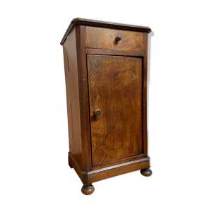 table de chevet en noyer