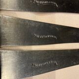 Series of 12 horn-handled knives