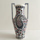 Vase amphore « cachemire » en faïence de Gien