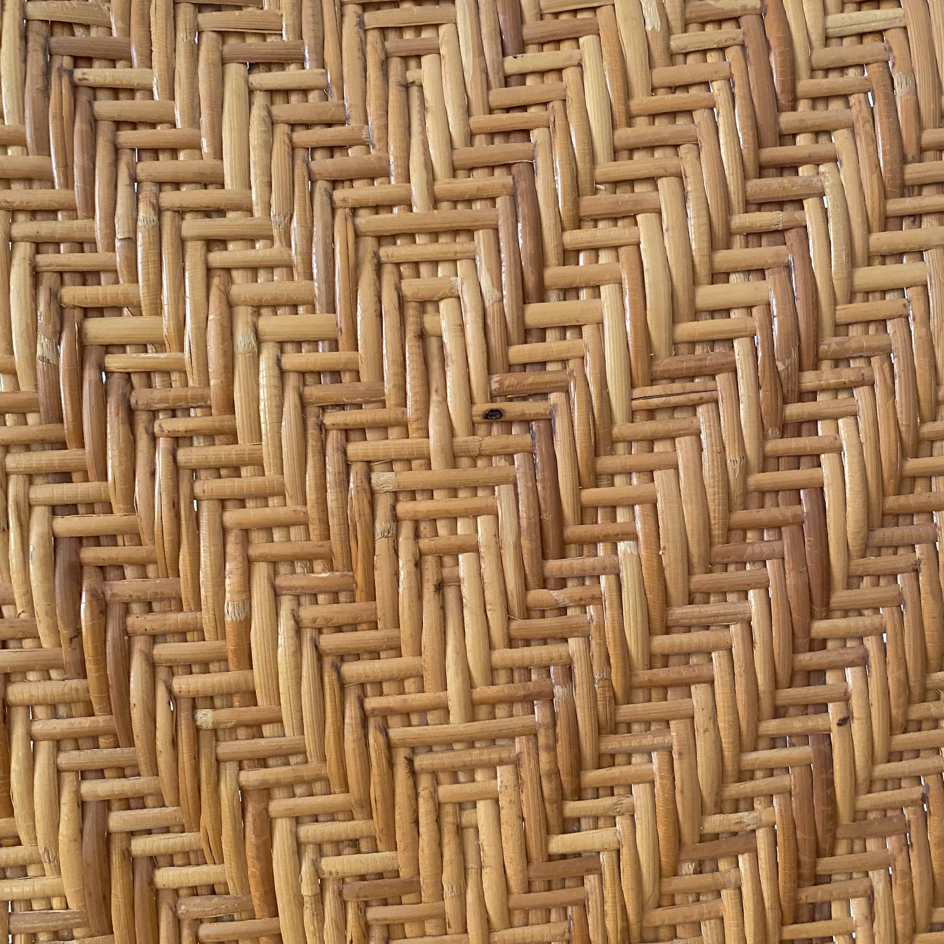 Vintage rattan armchair