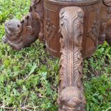 Exotic wood column (indonesia?)