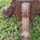 Exotic wood column (indonesia?)