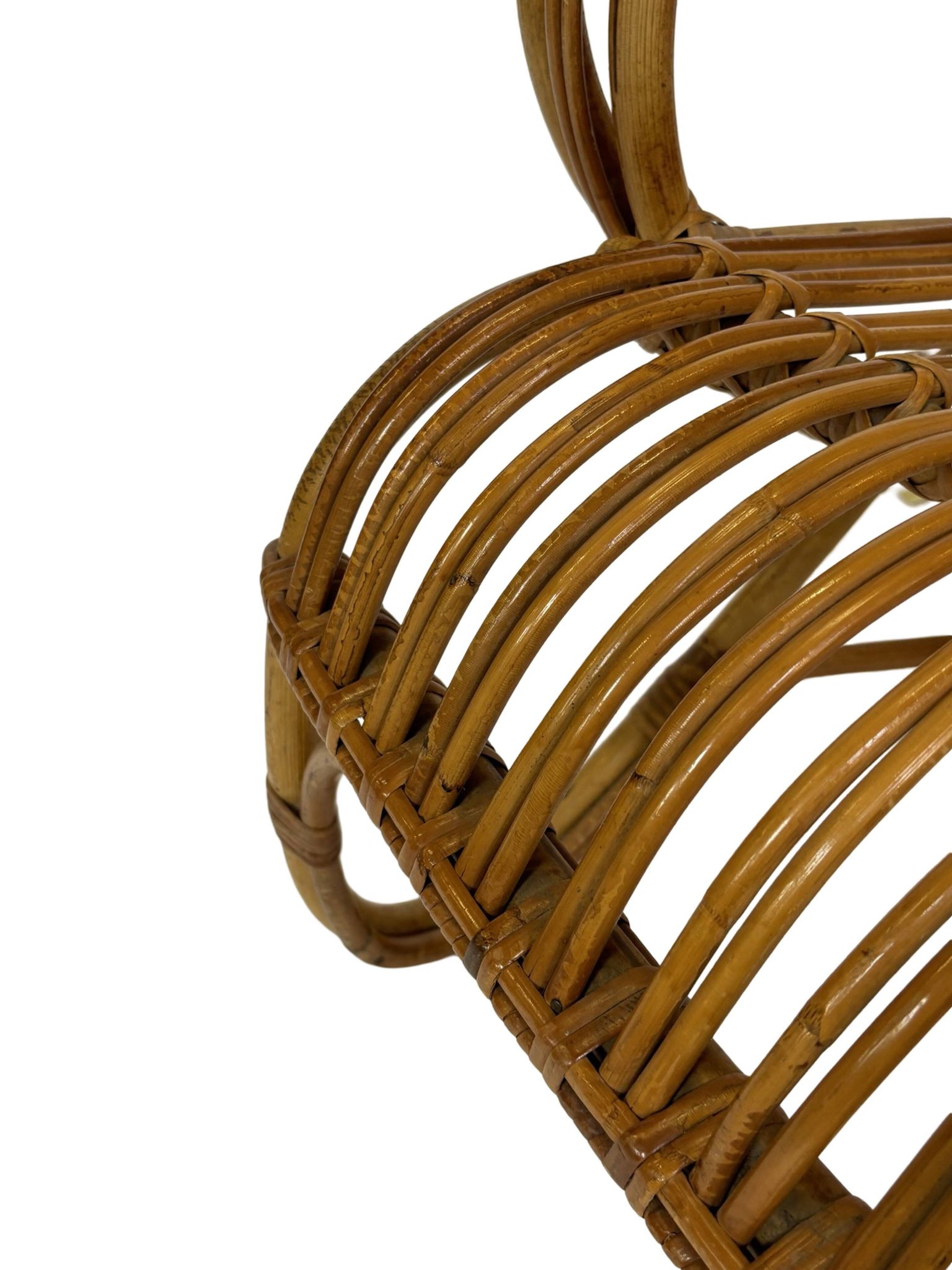 Set of two Belse 8 model Rattan chairs by Dirk van Sliedregt Rohe Noordwolde 1960