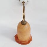 Swan neck and glass paste wall light