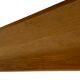 Vintage oak wall rack book shelf wood minimalist 80's design.