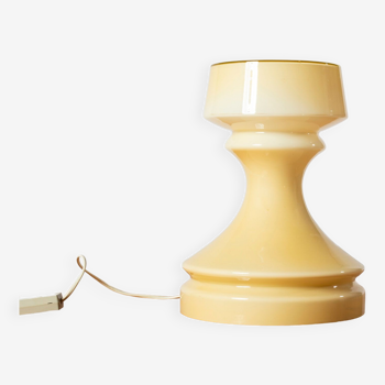 Lampe de table en verre 'Chess' conçue par Ivan Jakes, Tchécoslovaquie, années 1970