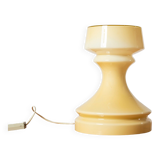 Glass 'Chess' table lamp designed by Ivan Jakes, Czechoslovakia, 1970s