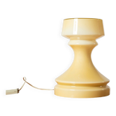 Glass 'Chess' table lamp designed by Ivan Jakes, Czechoslovakia, 1970s