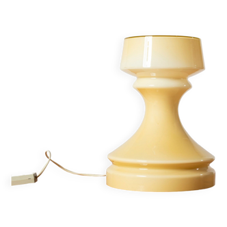 Lampe de table en verre 'Chess' conçue par Ivan Jakes, Tchécoslovaquie, années 1970