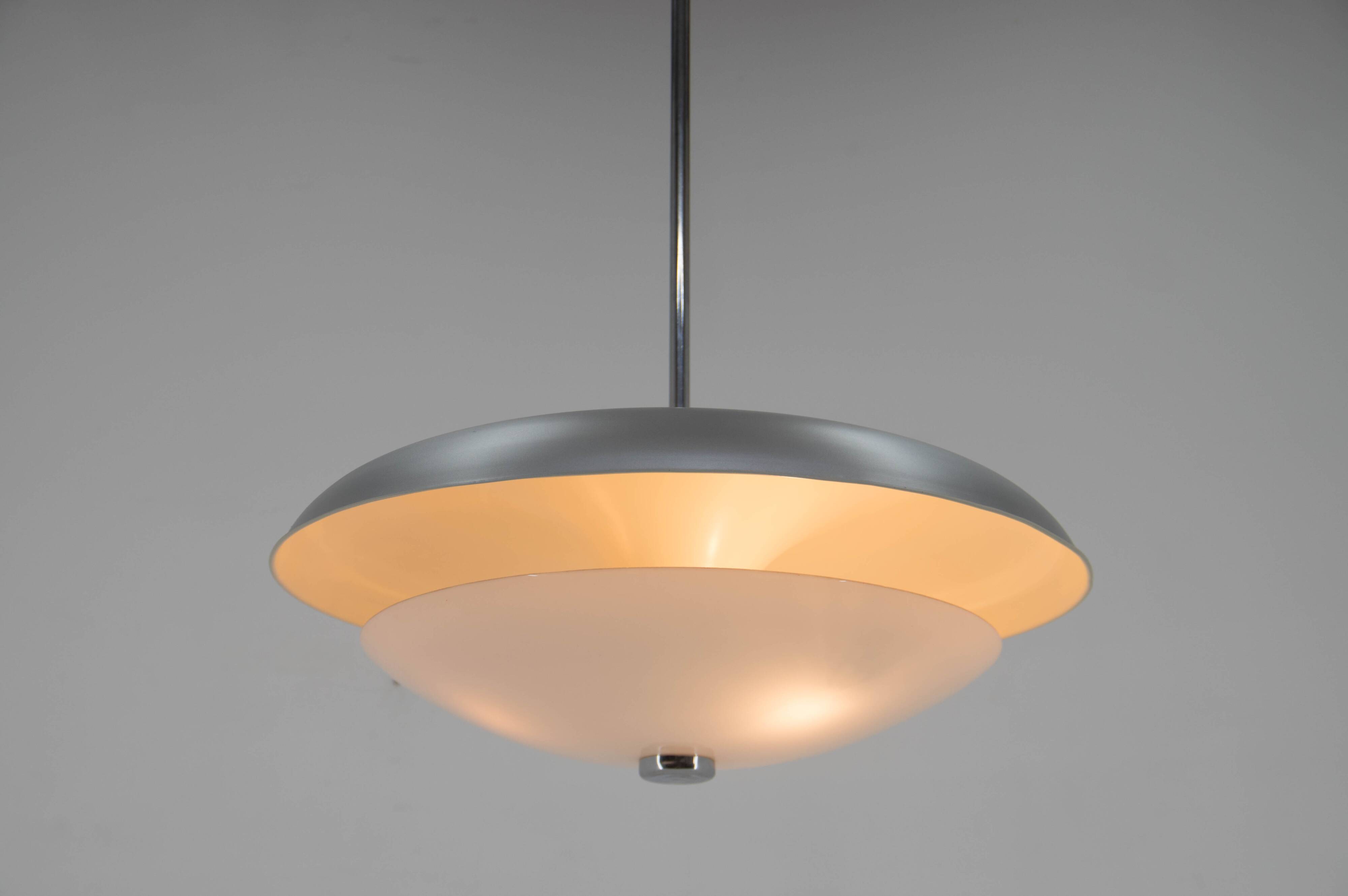 Bauhaus Chandelier by IAS, 1930s, Restored