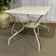 1980s metal garden table