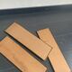 Vintage 1960 String wall shelf in gold wood - 60 x 50 cm