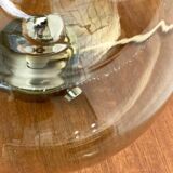 Lampe de Table en Verre Bulbe Espace Années 1960 Milieu du Siècle