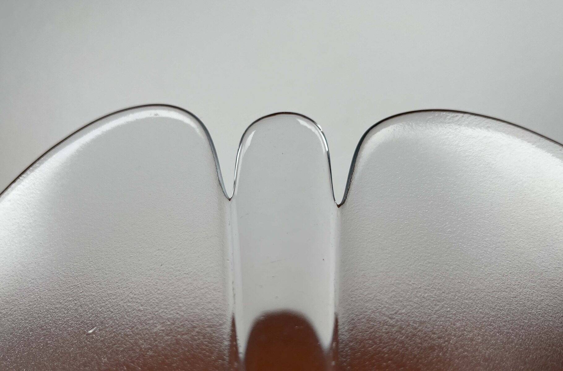 Vintage Danish glass bowl by Holmegaard, 1970s